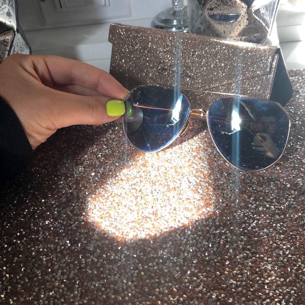 Diffxjjd Dash Blue Mirror Sunglasses - image 1